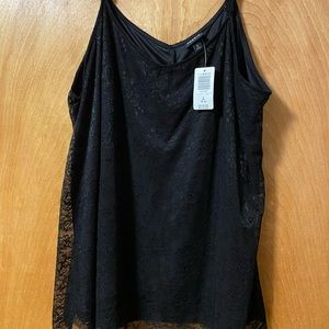 Torrid black camisole NWT. Size 2